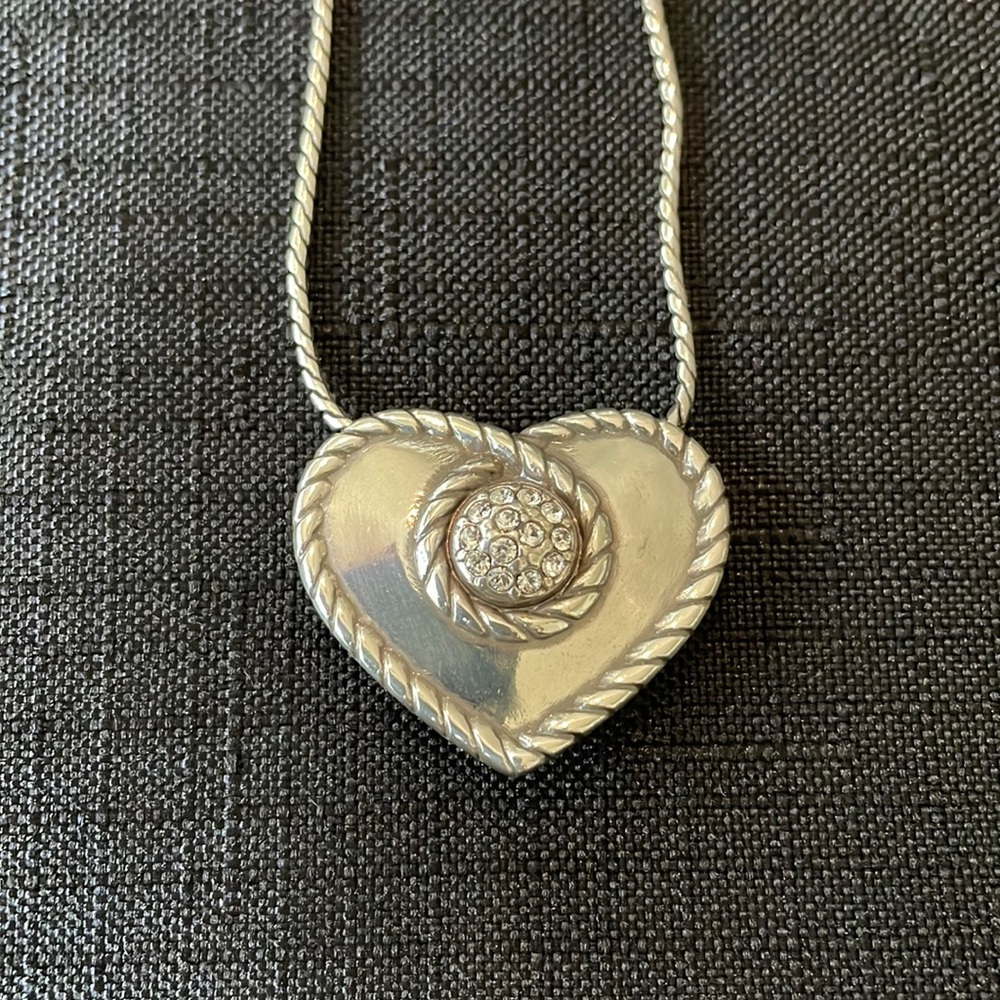 Brighton Pearl Magic Heart Necklace.
